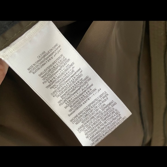 BCBGMaxAzria Olive Green Hooded Utility Jacket - Picture 9 of 10